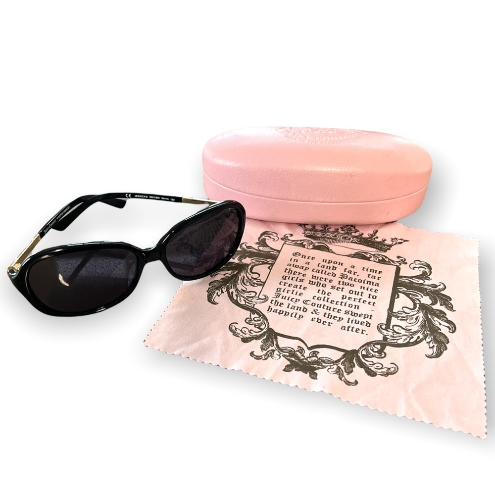 Juicy Couture ‘Jessica’ Sunglasses w/ case & cleaning cloth